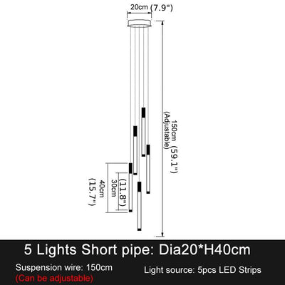 Hanging Chandelier For Staircase, Foyer, Stairwell