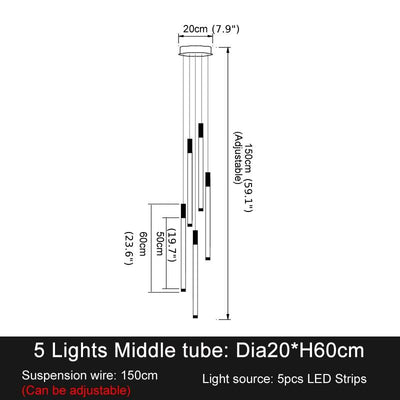 Hanging Chandelier For Staircase, Foyer, Stairwell