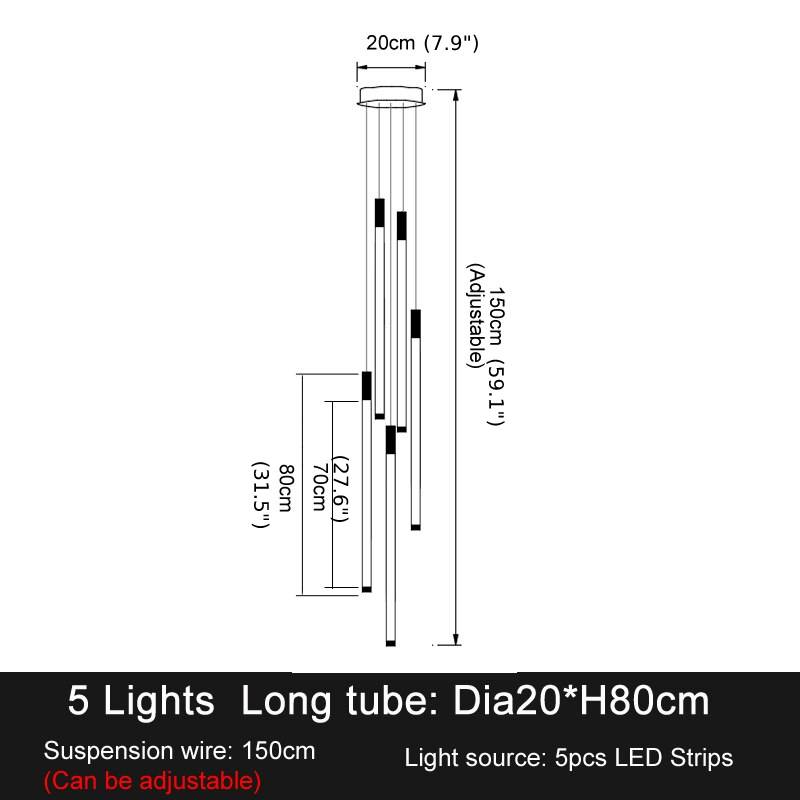 Hanging Chandelier For Staircase, Foyer, Stairwell