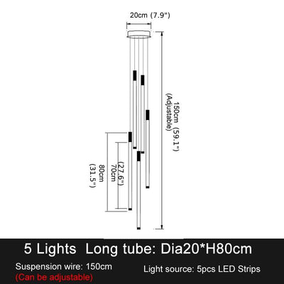 Hanging Chandelier For Staircase, Foyer, Stairwell
