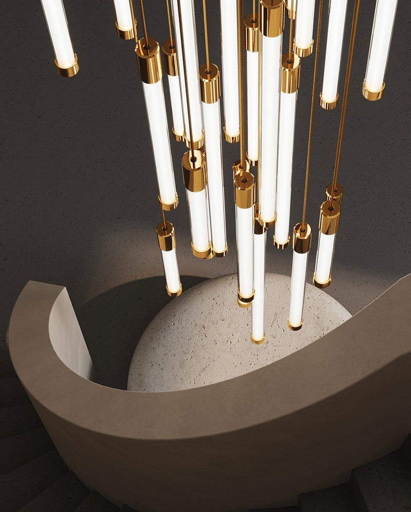 Hanging Chandelier For Staircase, Foyer, Stairwell