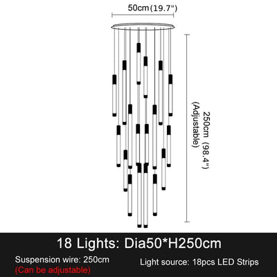 Hanging Chandelier For Staircase, Foyer, Stairwell