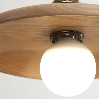 Penny Nordic Wood Pendant Light