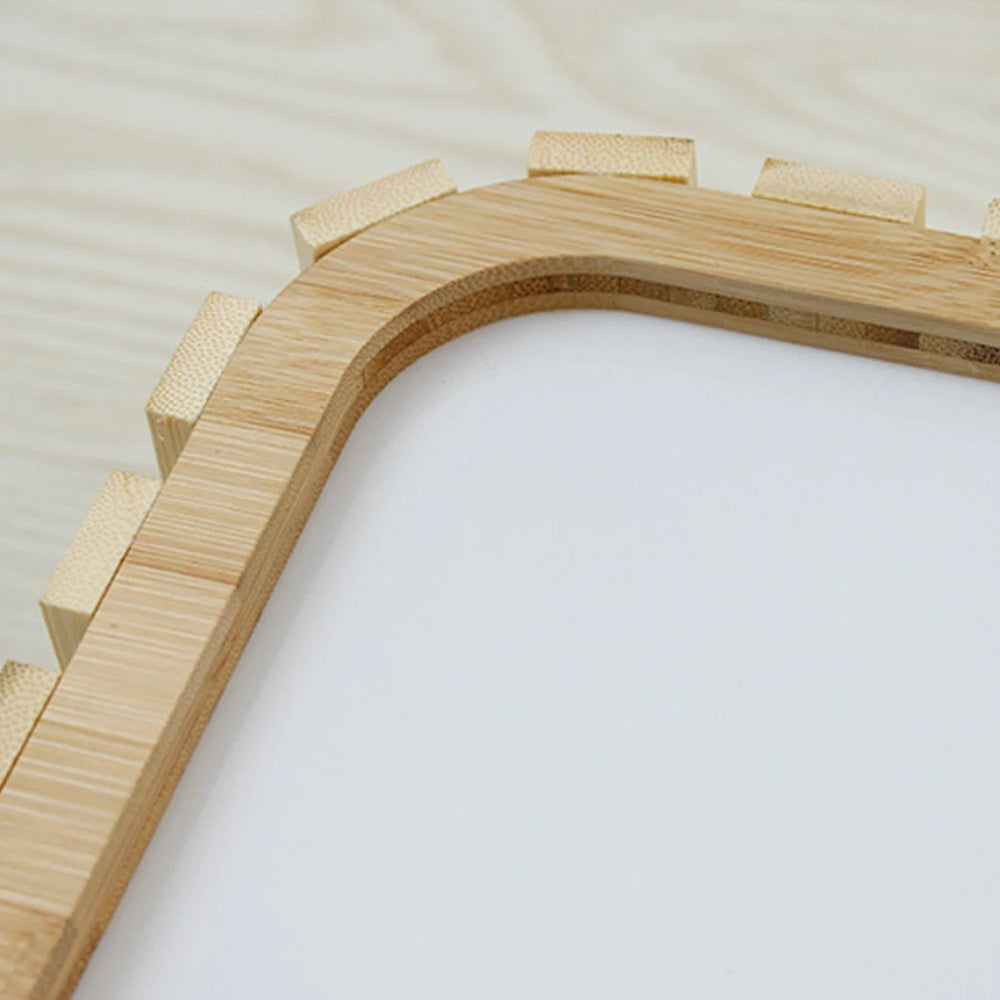 Moira Square Wood Led Wood Pendant Lamp