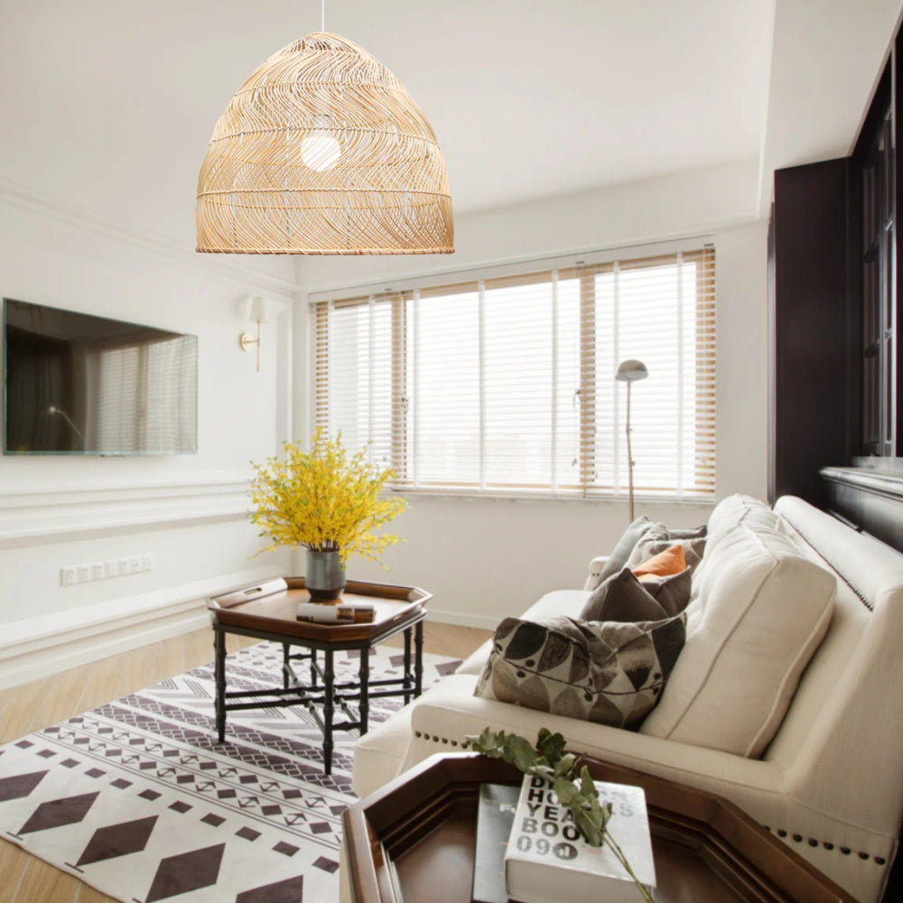 Beezus Handcraft Wicker Chandelier Lighting