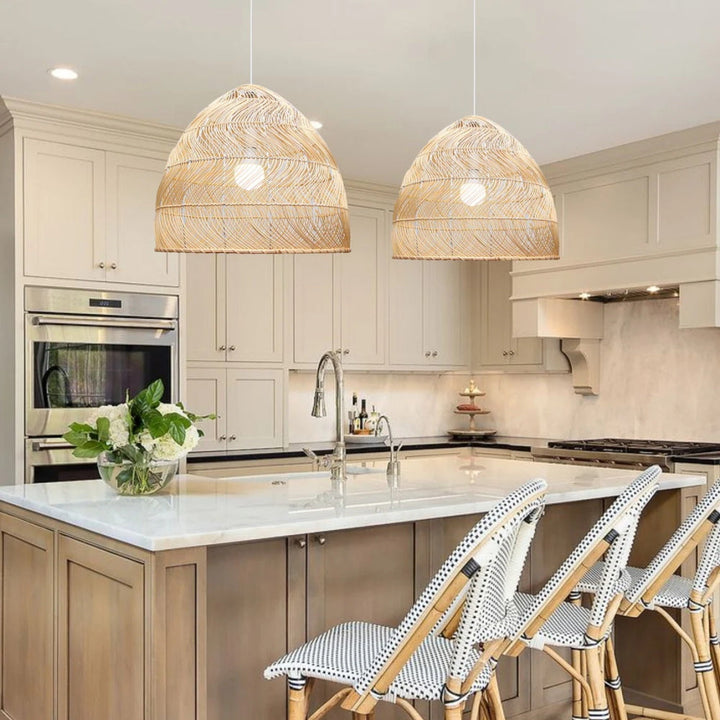 Beezus Handcraft Wicker Chandelier Lighting