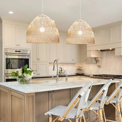 Beezus Handcraft Wicker Chandelier Lighting