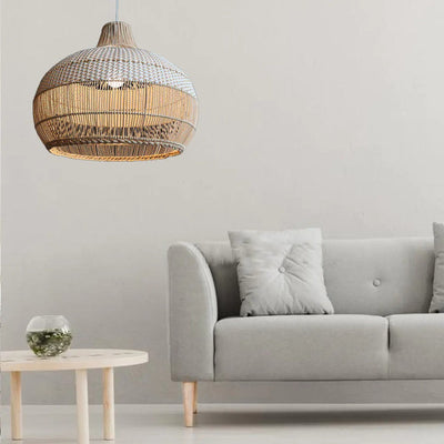 Eloise Handwoven Rattan Pendant Lighting
