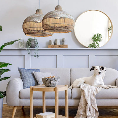 Eloise Handwoven Rattan Pendant Lighting