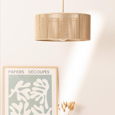 Flannery Boho Handmade Rope Woven Pendant Light
