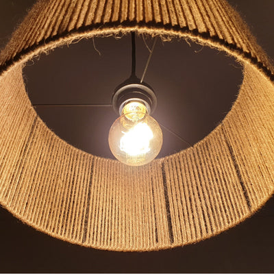 Flannery Boho Handmade Rope Woven Pendant Light