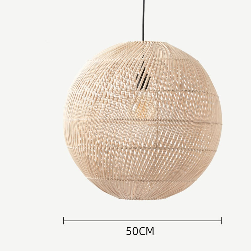 Luciana Natural Rattan Round Pendant Lampshade