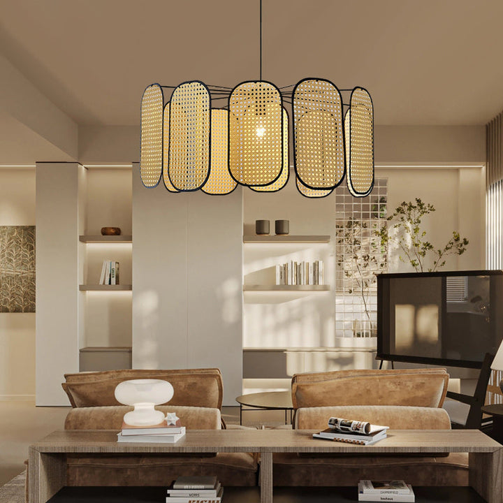Serena Retro Bohemian Rattan Pendant Lights