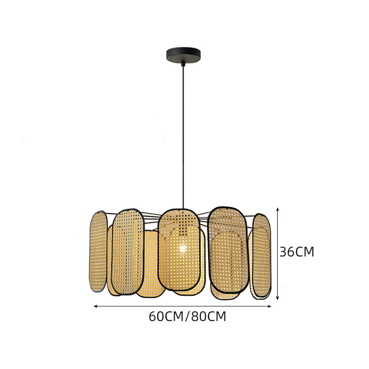 Serena Retro Bohemian Rattan Pendant Lights