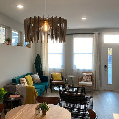 Sienna Wood Pendant Light