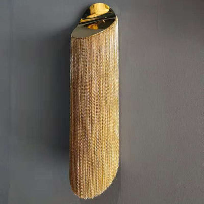Psalm Steel Chained Wall Lamp