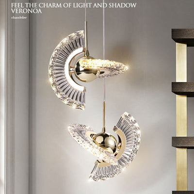 Liora Rotatable Roulette Pendant Light