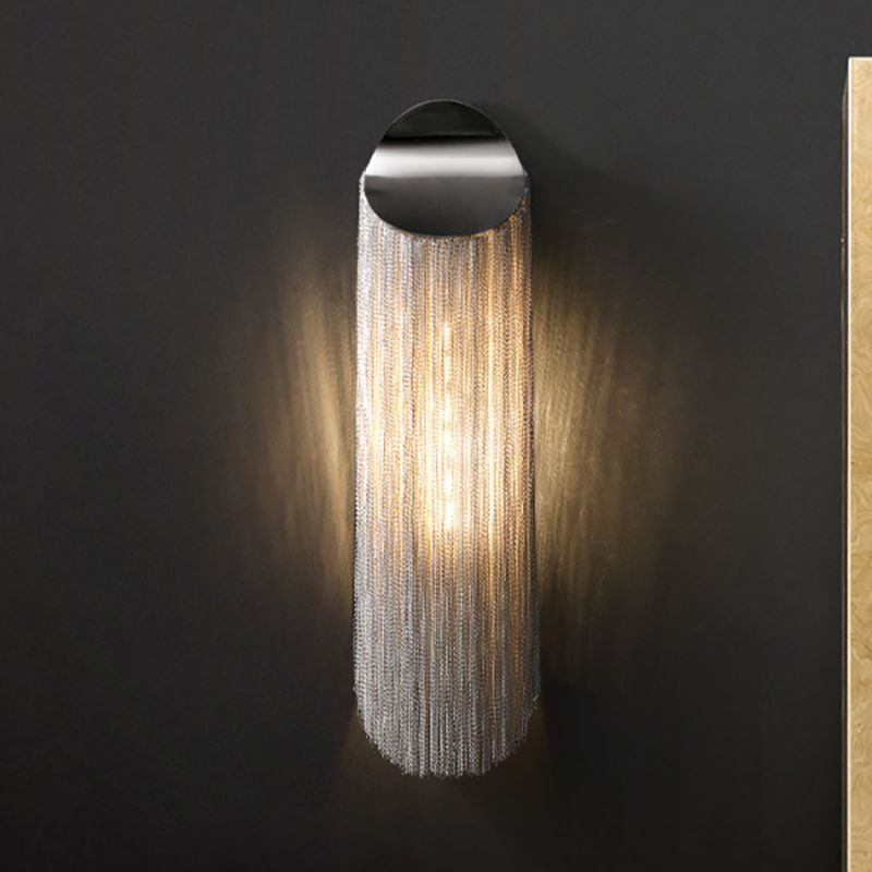Psalm Steel Chained Wall Lamp