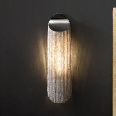 Psalm Steel Chained Wall Lamp