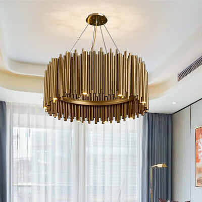 Teagan Stainless Steel LED Chandelier