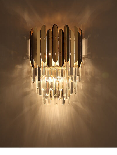 Talullah Stainless Glass Wall Lamp