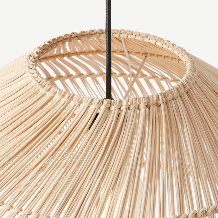 Angelou Natural Woven Lamp Shade Wicker Pendant Light